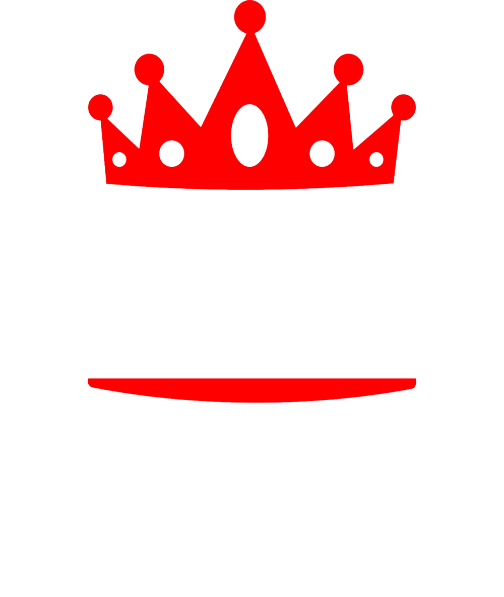 King Sign Red and White Logo